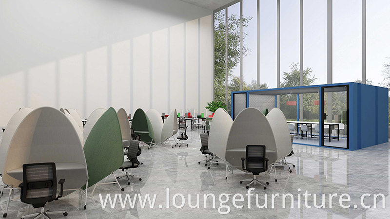 Modern design fabric upholstered sofa seating /acoustic office meeting pod/office workstation